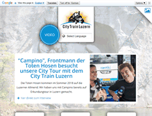 Tablet Screenshot of citytrain.ch